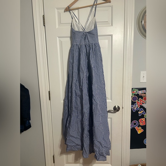JCrew floor length gingham dress - Picture 8 of 13